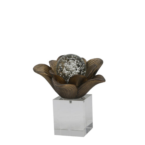 Gold Flower Ornament