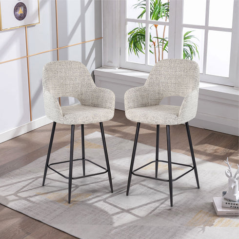 Maisie Greige Bar Stool