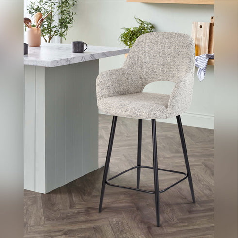 Maisie Greige Bar Stool
