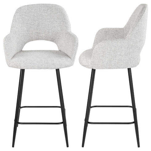 Maisie Silver Bar Stool
