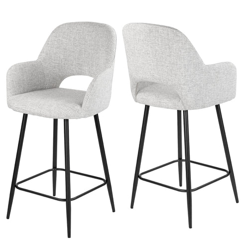 Maisie Silver Bar Stool