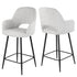 Maisie Silver Bar Stool