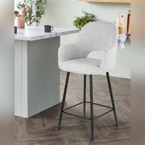Maisie Silver Bar Stool