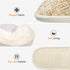 Faux Fur Mule Slipper - Cream