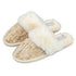 Faux Fur Mule Slipper - Black