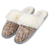 Faux Fur Mule Slipper - Black