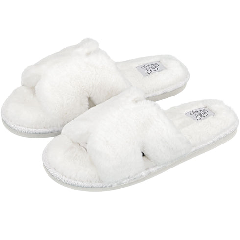 Faux Fur H Slipper - Pink