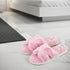 Faux Fur H Slipper - Pink