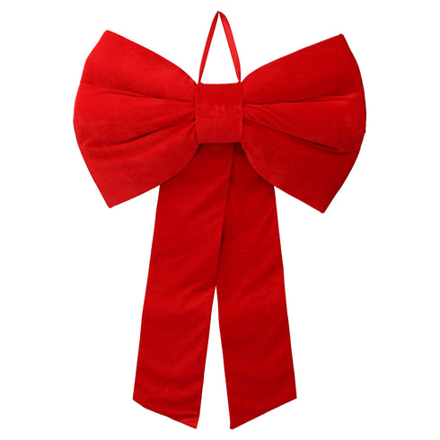 Red Velvet Bow - XL