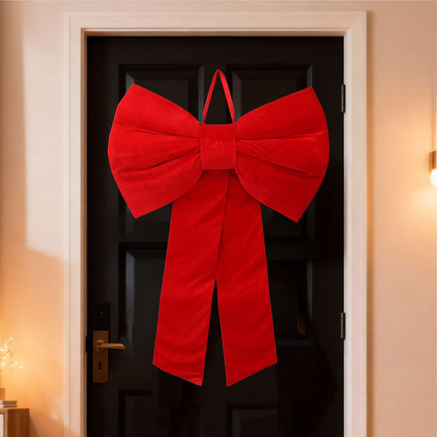 Red Velvet Bow - XL