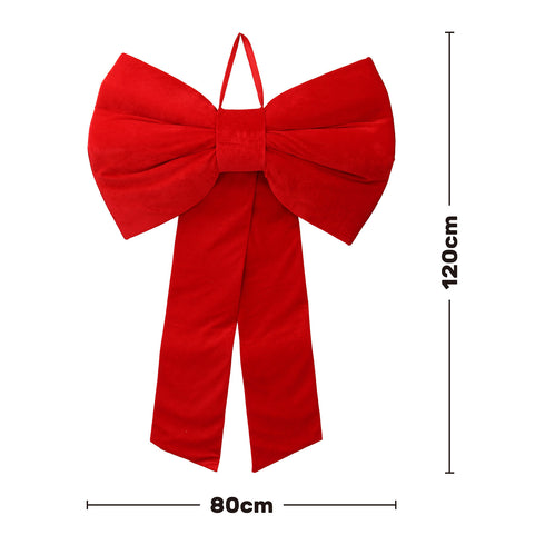 Red Velvet Bow - XL