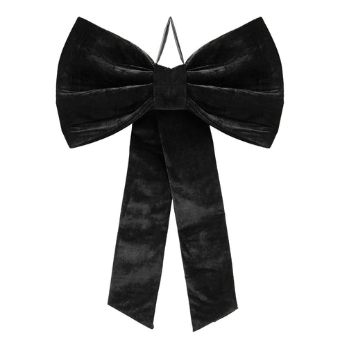 Black Velvet Bow - XL