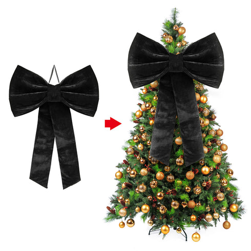 Black Velvet Bow - XL
