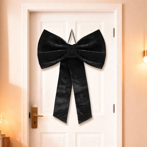 Black Velvet Bow - XL
