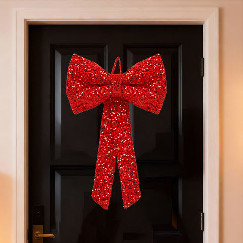 Red Sequin Bow