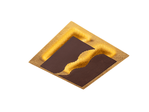 Sombra Ceiling Light oxide & Gold Leaf