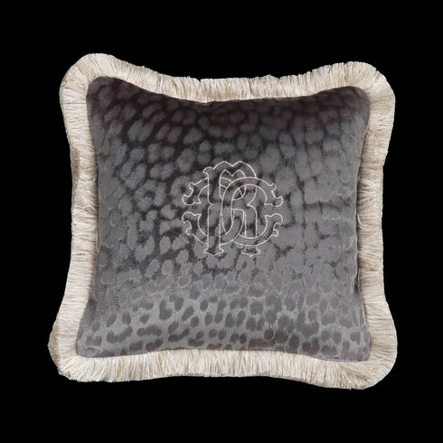 Monogram Cushion Grey