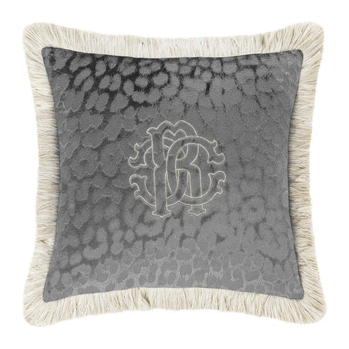 Monogram Cushion Grey