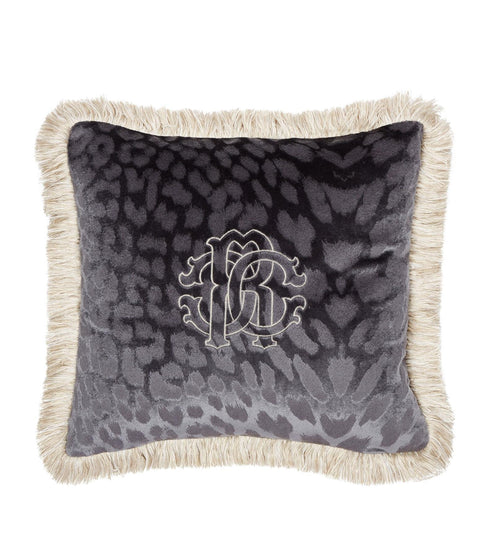 Monogram Cushion Grey