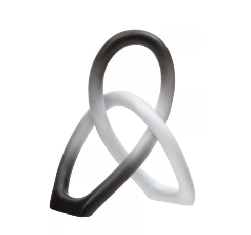 Broc Ombre Black And White Sculpture