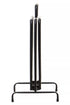 Avento Black Two Pocket Magazine Rack