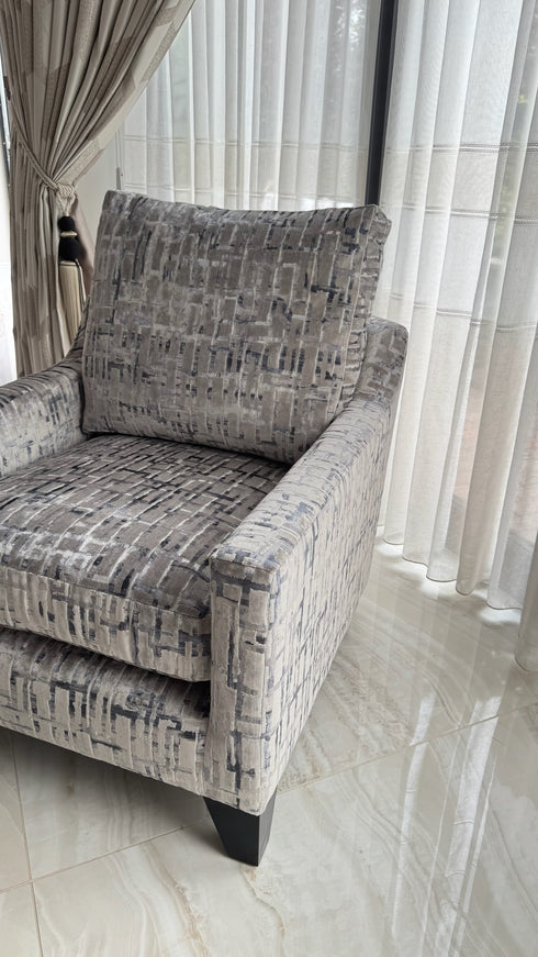 Manhattan Greige Companion Chair