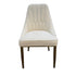 Blake Gold & Off White Dining Chair