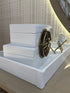 Leather Tray - White