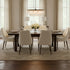 Blake Gold & Off White Dining Chair