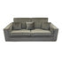 Denver Mink & Silver 3 Seater Sofa