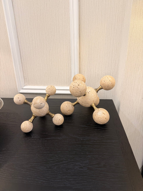 Cairo Travertine Ball Decoration