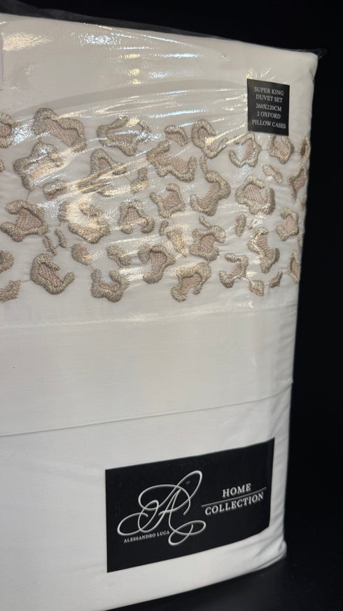 Emilia Cream Bedspread 4 Piece Set