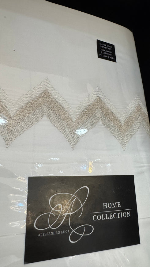 Elena Cream Duvet Set