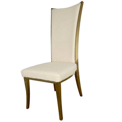 Grace Boucle & Smoked Brass Dining Chair