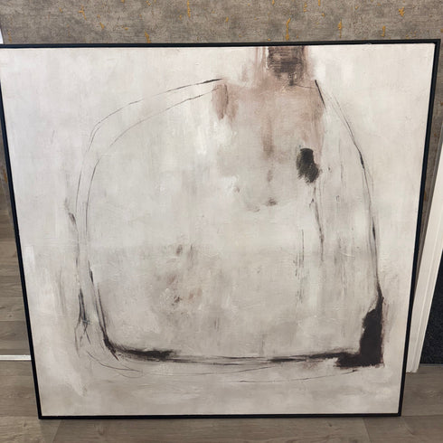 Greige Textured Canvas