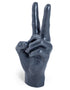Large Black Peace Hand