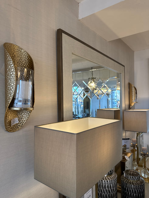 Gold Dimple Wall Candle Holder