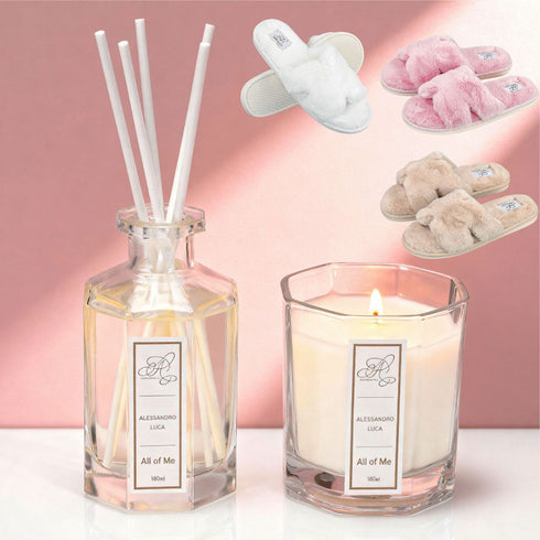 Gift Set & Open Toe Slipper Bundle