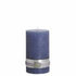 Navy Pillar Candle