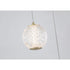 Alley 5 light Multi Drop Pendant - Satin Brass & Clear