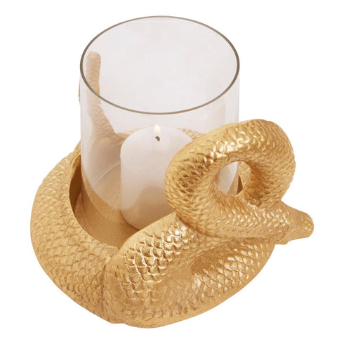 Serpant Gold Candle Holder