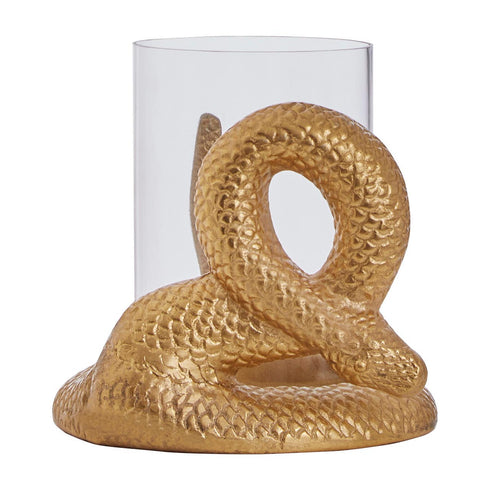 Serpant Gold Candle Holder