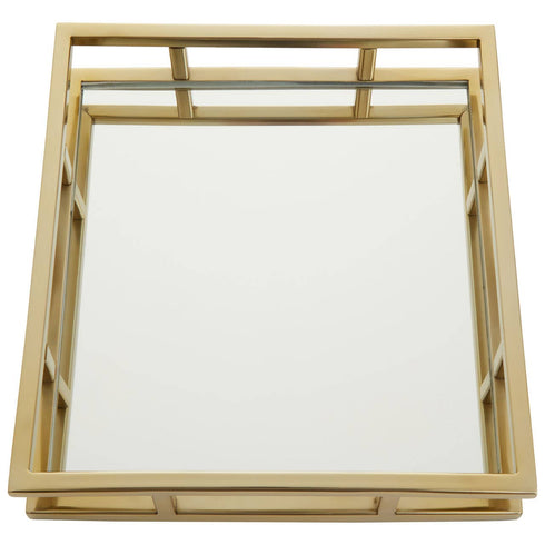 Chimer Square Gold Tray
