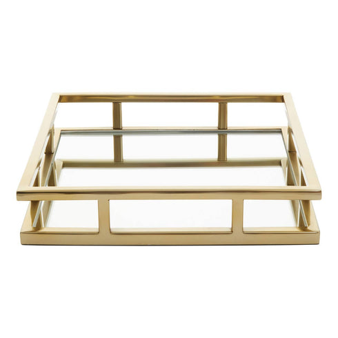 Chimer Square Gold Tray