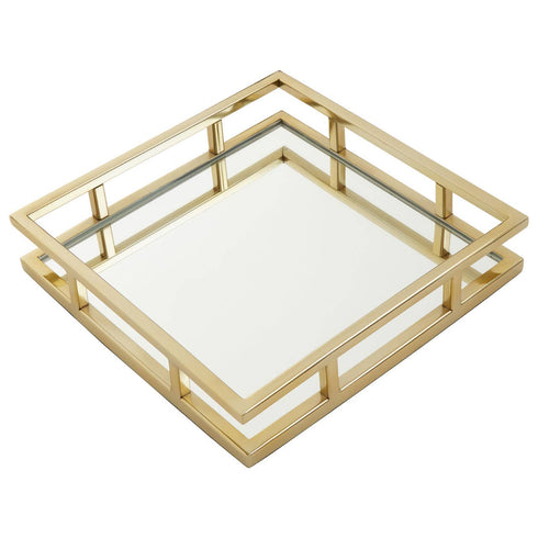 Chimer Square Gold Tray