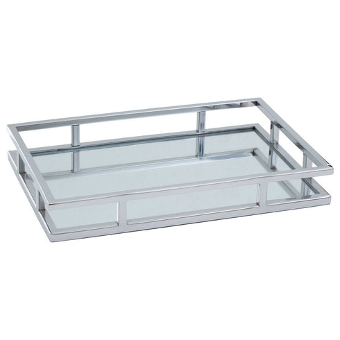 Christian Rectangular Silver Tray