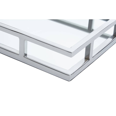 Christian Rectangular Silver Tray