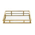 Crizar Rectangular Gold Tray