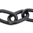 Eldon Matte Black Chain Sculpture