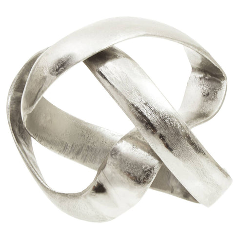 Luna Silver Knot Sculpture